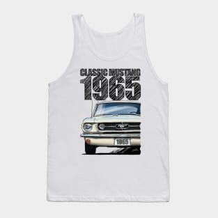 1965 Ford Mustang Wimbleton White Tank Top